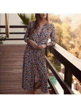 Sezane Floral Clemence Dress
